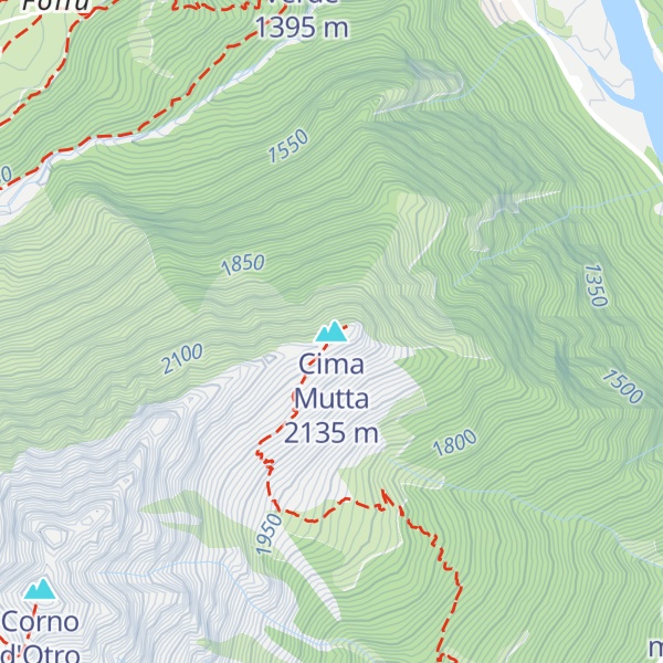 Map of Cima Mutta