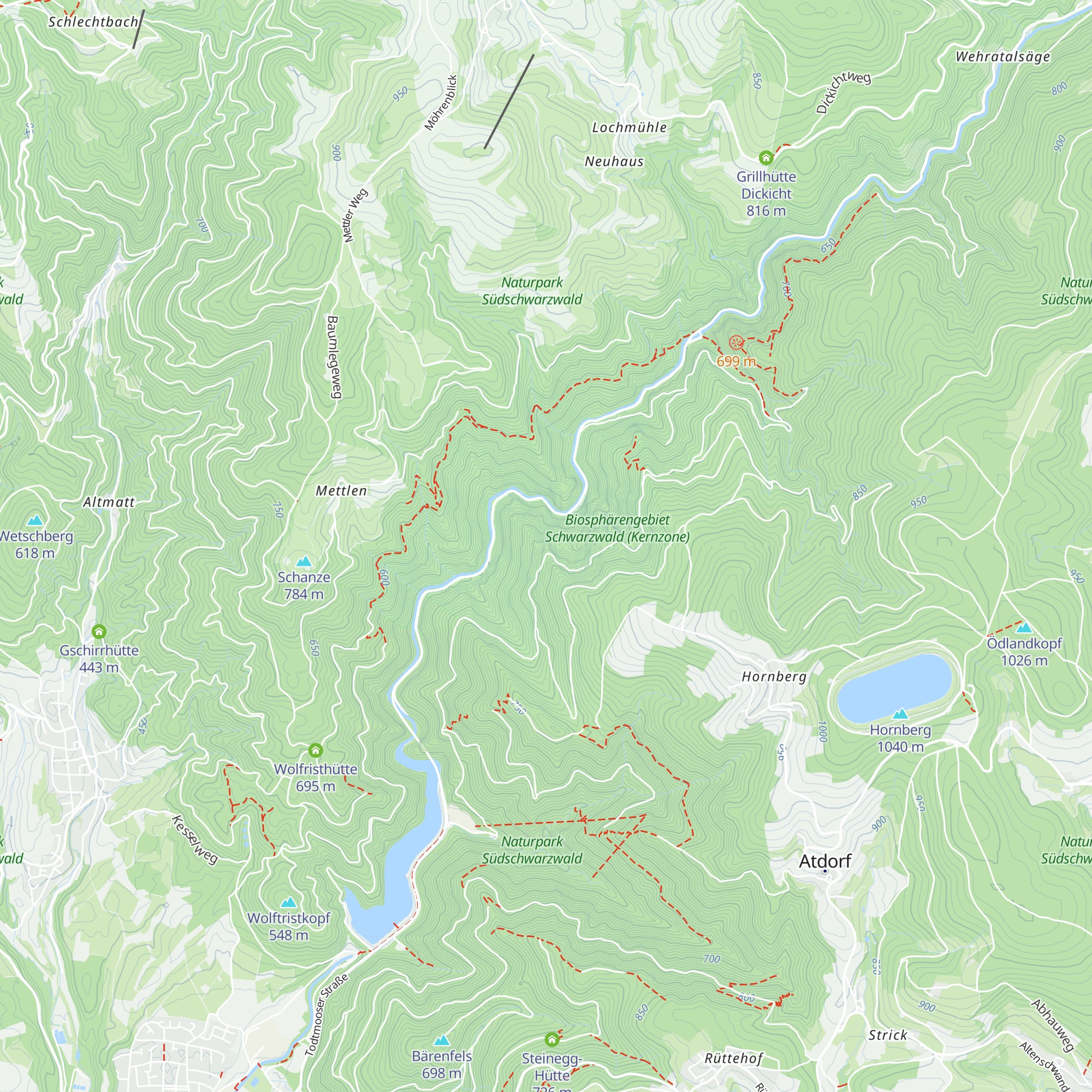 Felsenhütte map