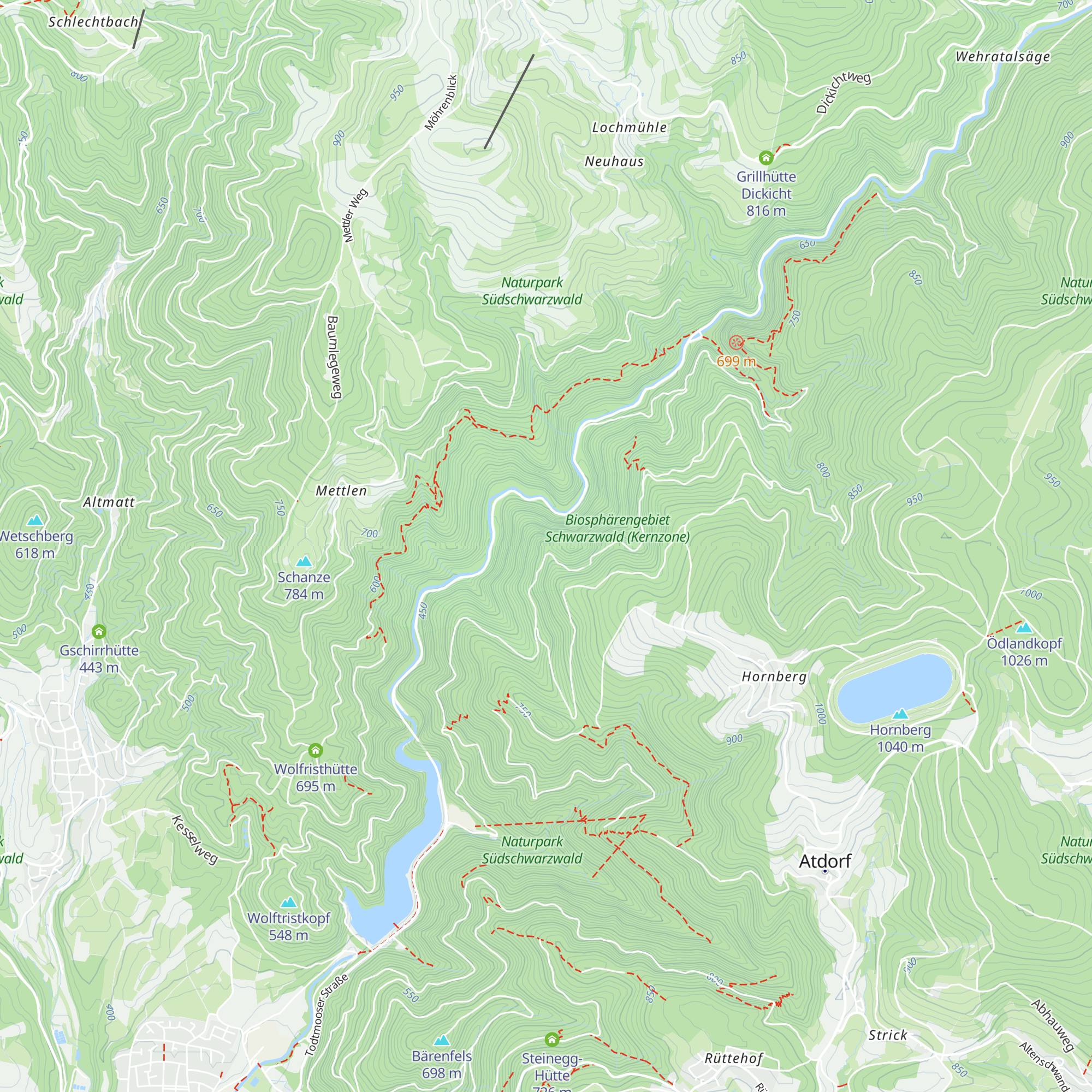 Felsenhütte map