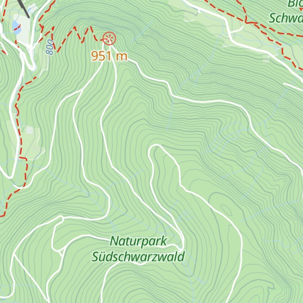 Map of Langeckhütte