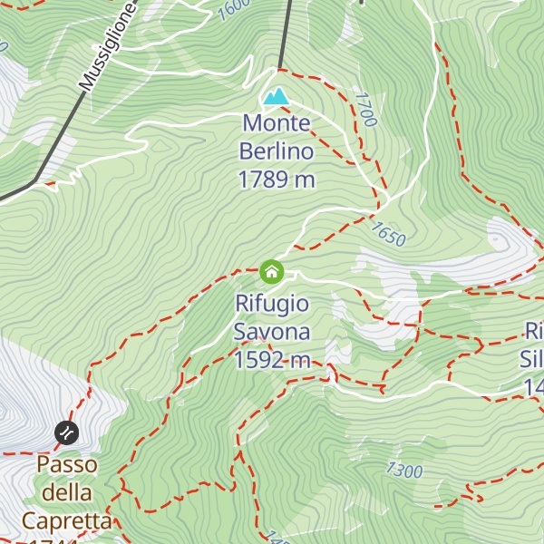 Map of Rifugio Savona