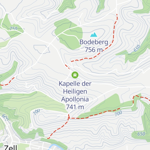 Map of Kapelle der Heiligen Apollonia