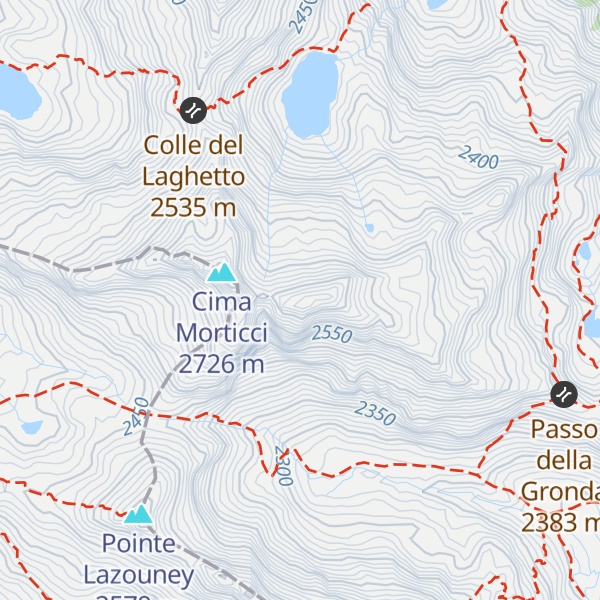 Map of Pala della Gronda