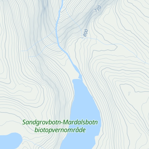 Map of Saufonnhytta