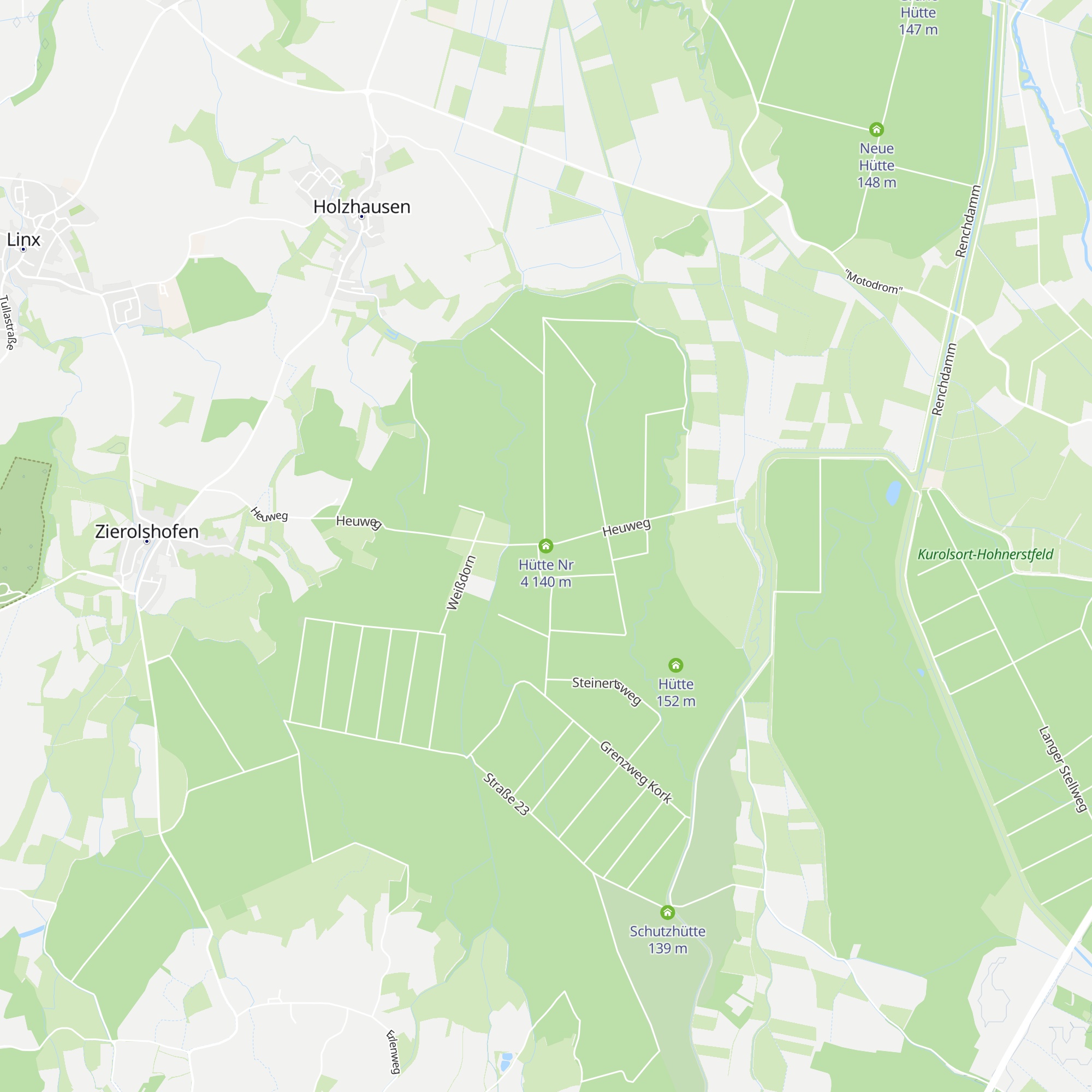 Hütte Nr 4 map