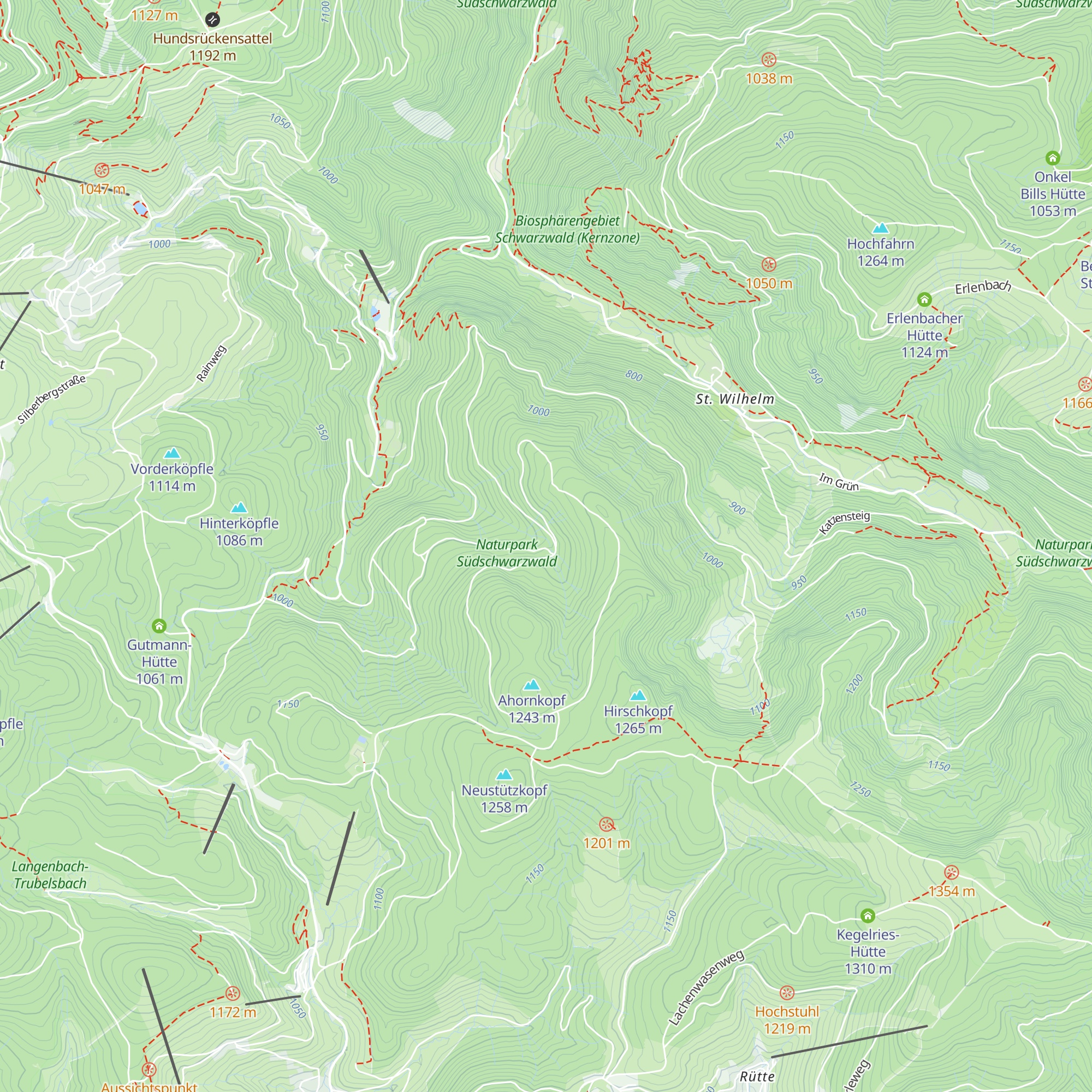 Krummenbachhütte map
