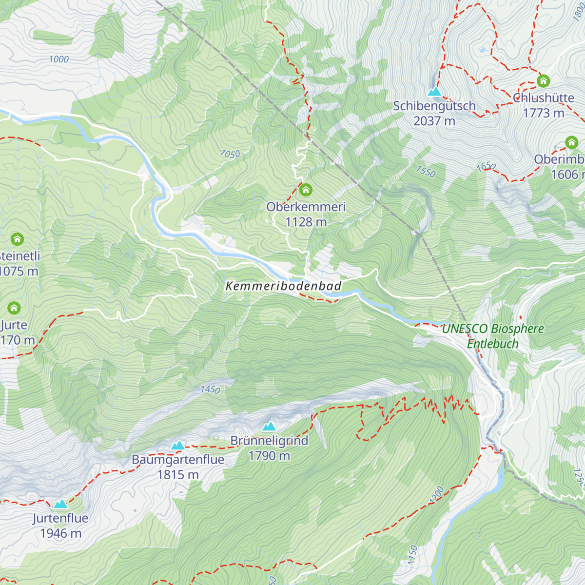 Kemmeriboden Bad map