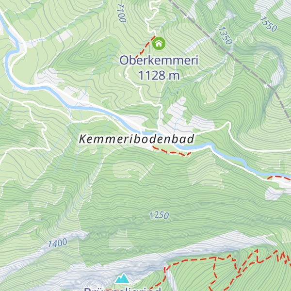 Map of Kemmeriboden Bad
