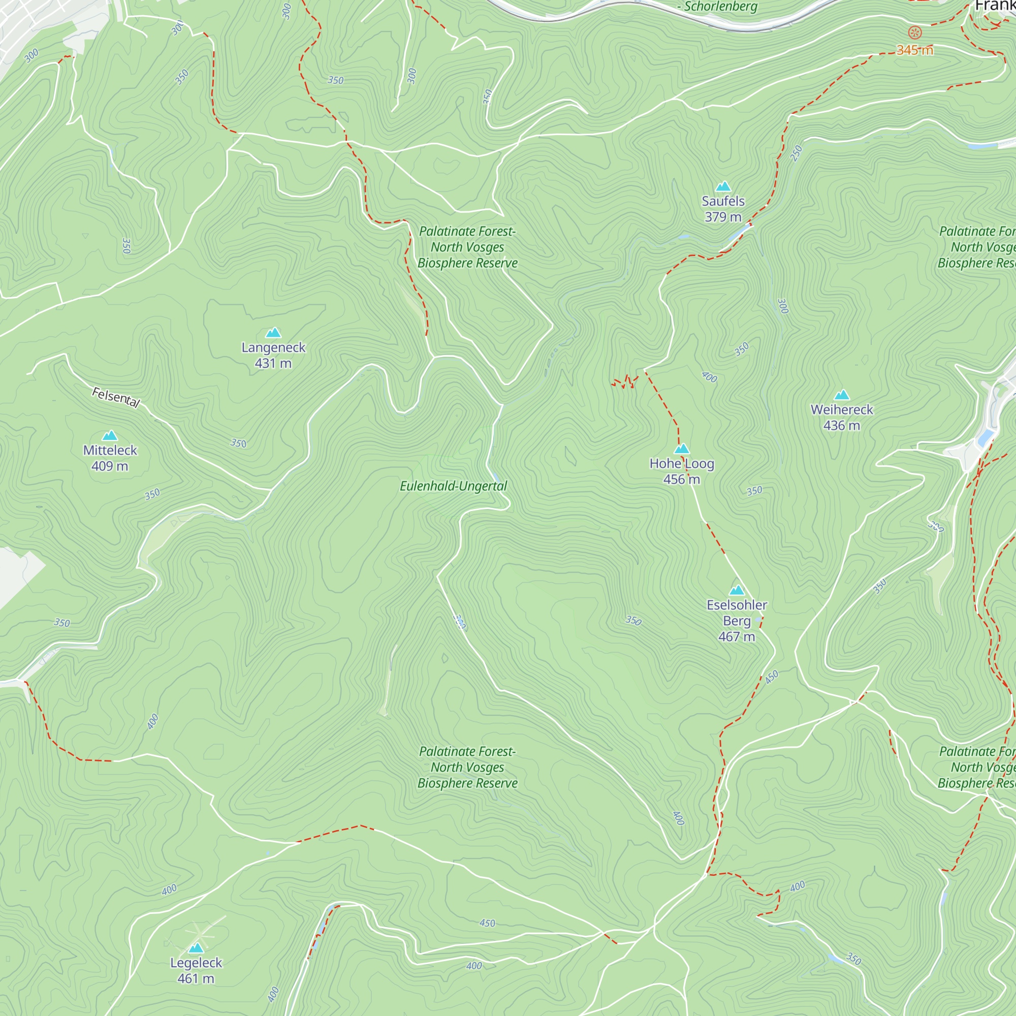 Pechhütte map