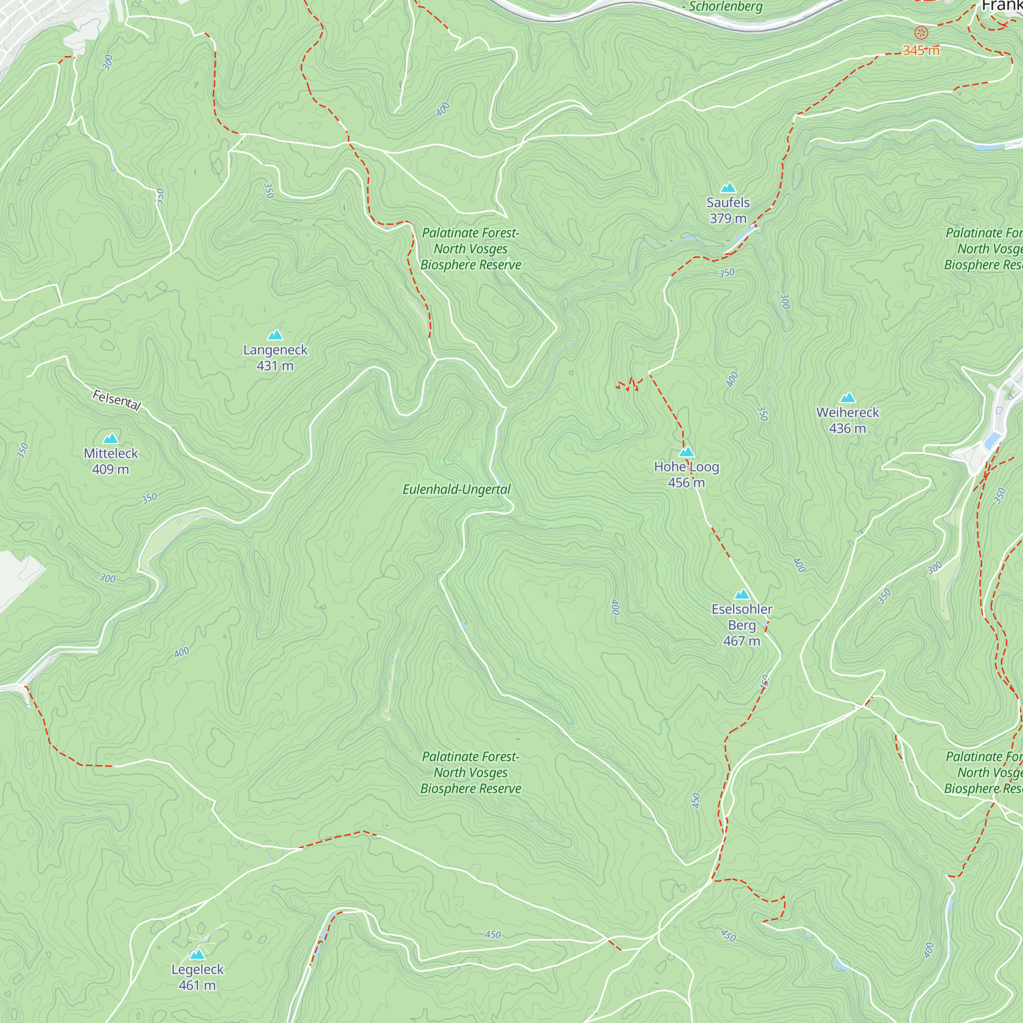 Pechhütte map