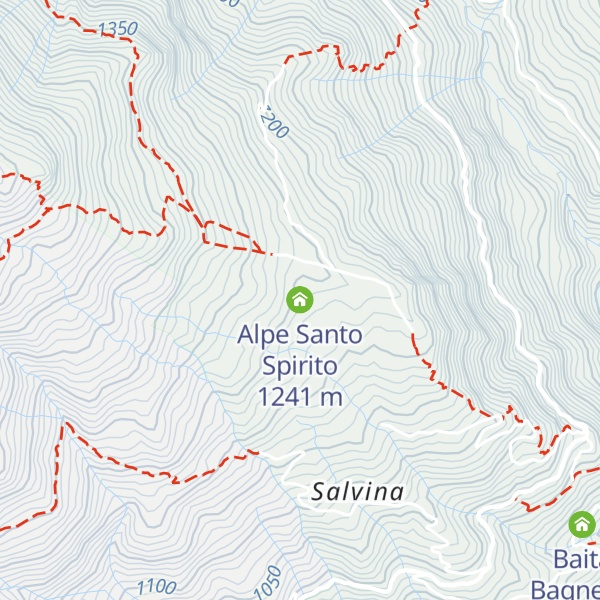 Map of Alpe Santo Spirito