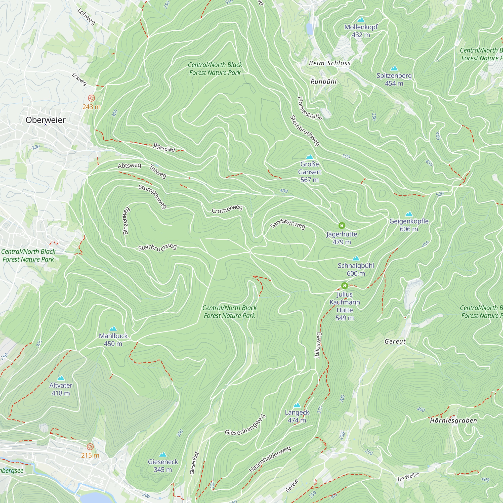 Rauhörnlehütte map