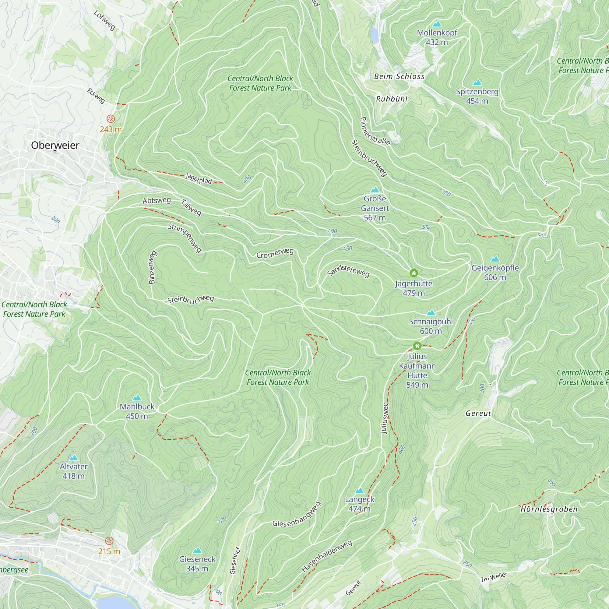 Rauhörnlehütte map