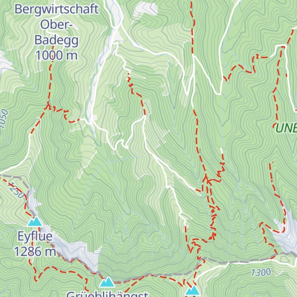 Map of Bergwirtschaft Trachselegg