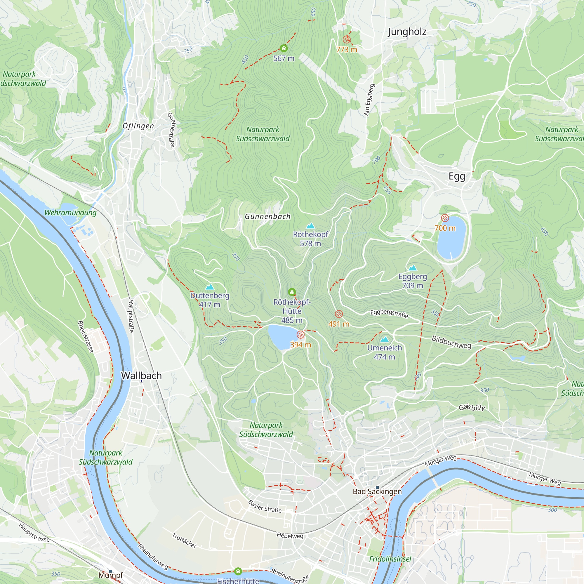 Röthekopf-Hütte map