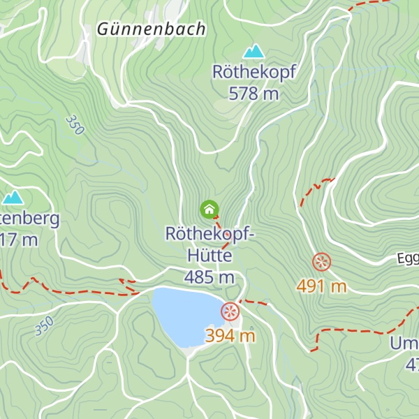 Map of Röthekopf-Hütte