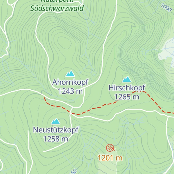 Map of Auerhahnhütte