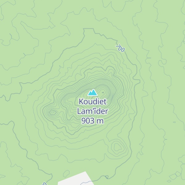 Map of Koudiet Lam’îder