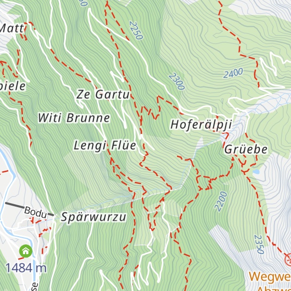 Map of Rest. Heimischgarten