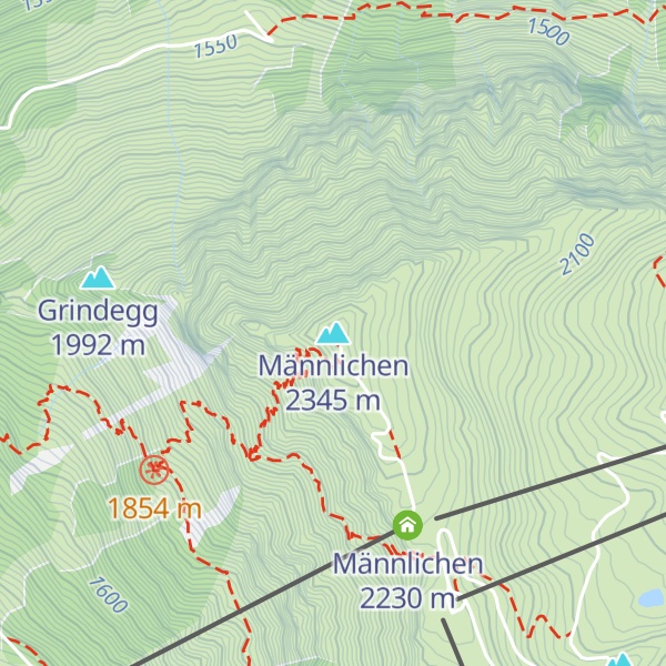 Map of Männlichen
