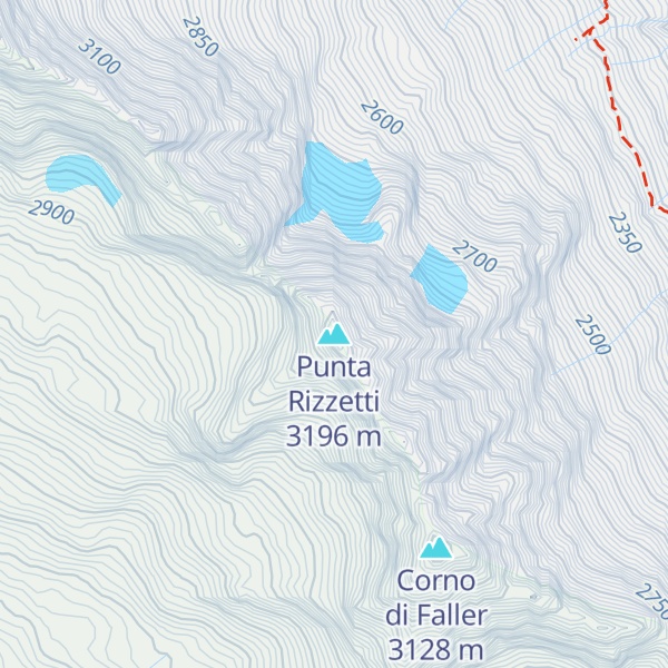 Map of Punta Rizzetti