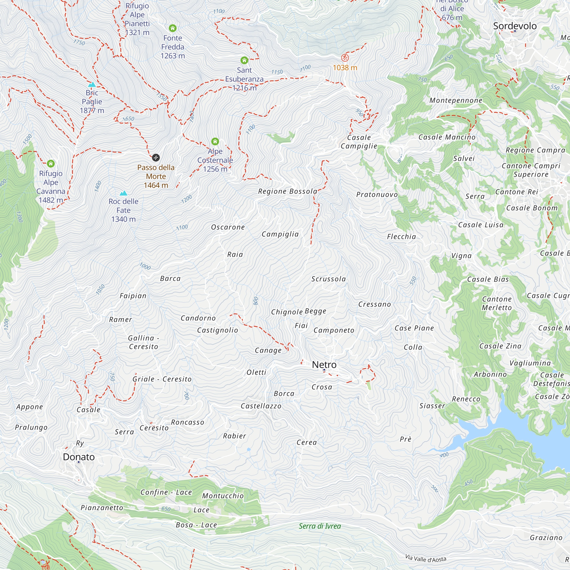 Area attrezzata A. Masini map
