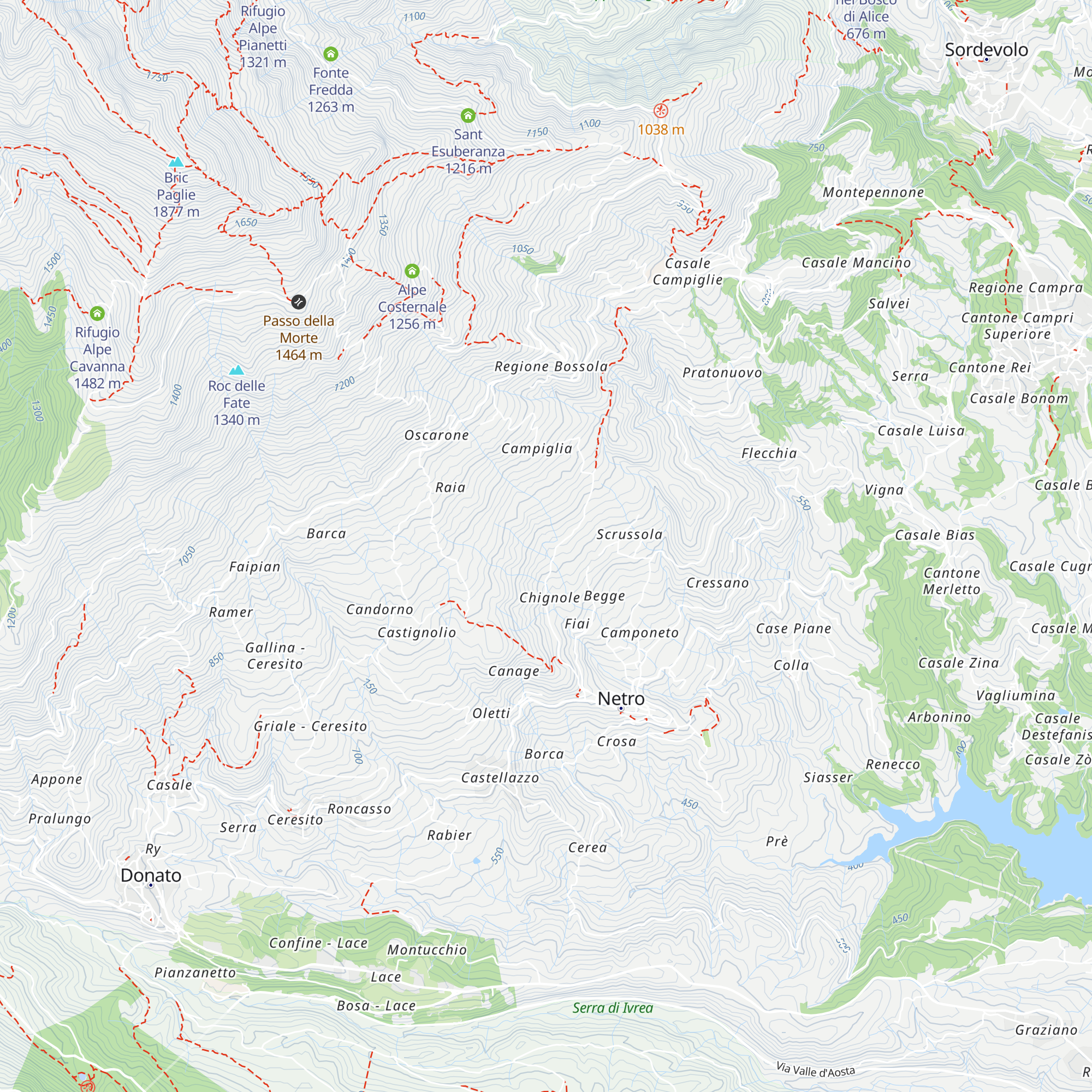 Area attrezzata A. Masini map
