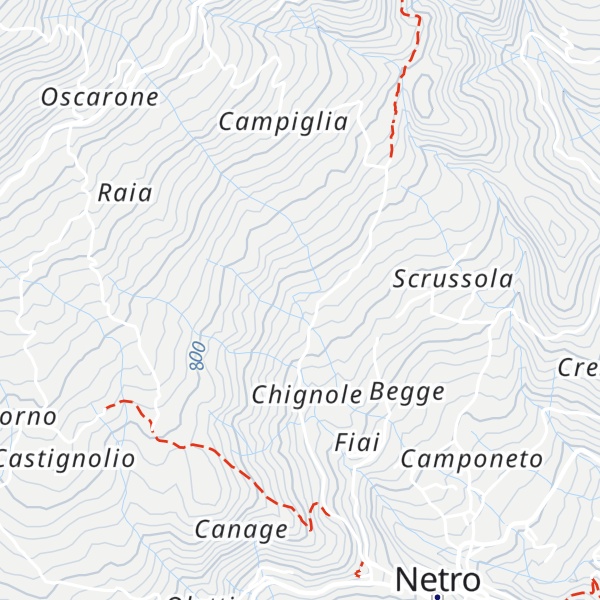Map of Area attrezzata A. Masini