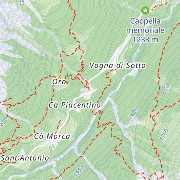 Map of Casalpina Regina Margherita
