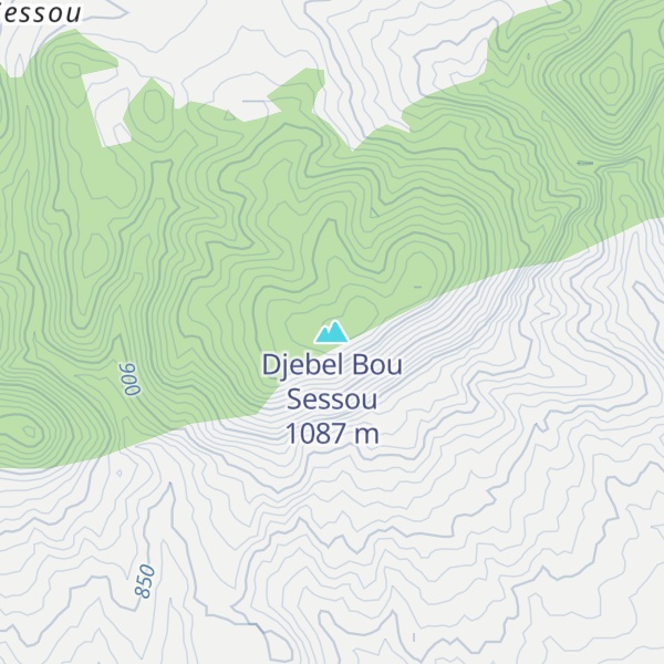 Map of Djebel Bou Sessou