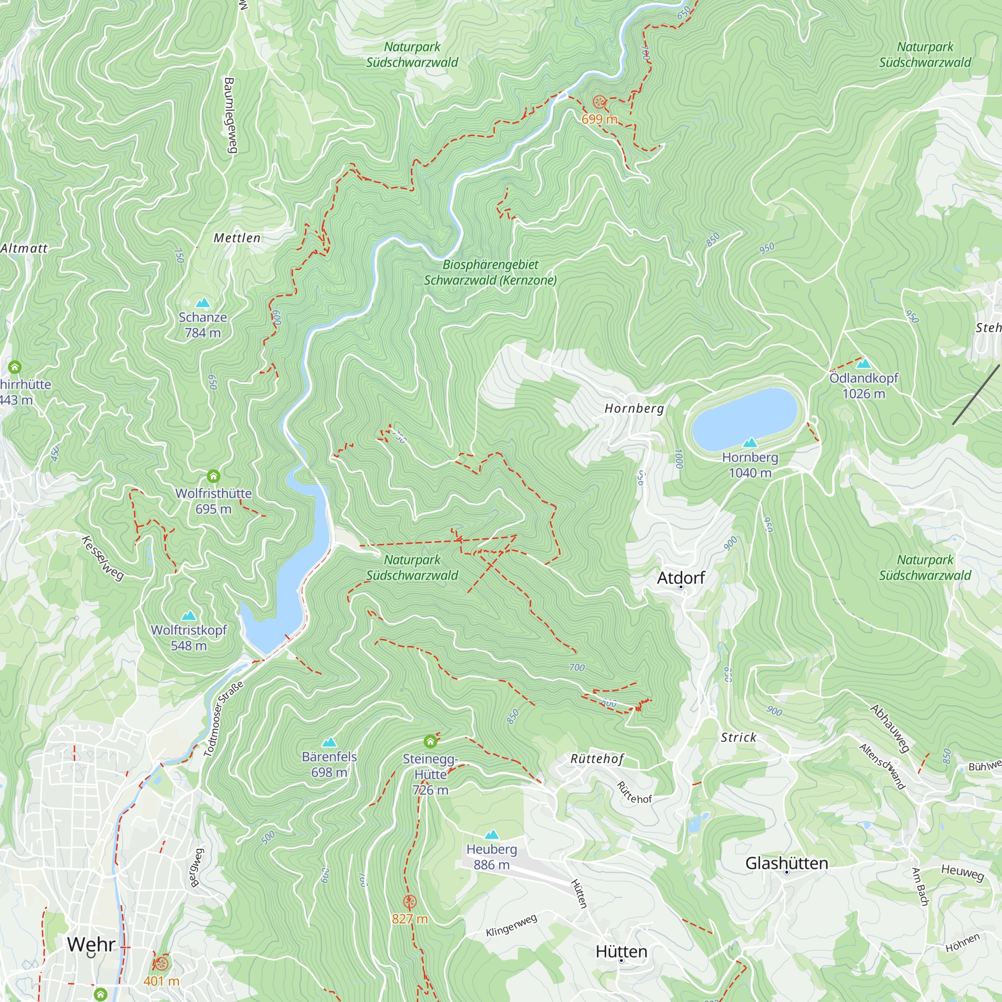 Chuchi Hütte map