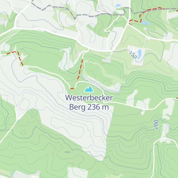 Map of Westerbecker Berg