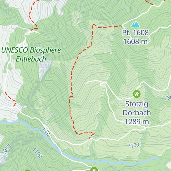 Map of Unterkrümpelhütten