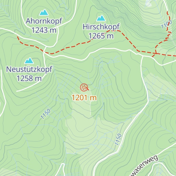 Map of Schweinebühl-Hütte