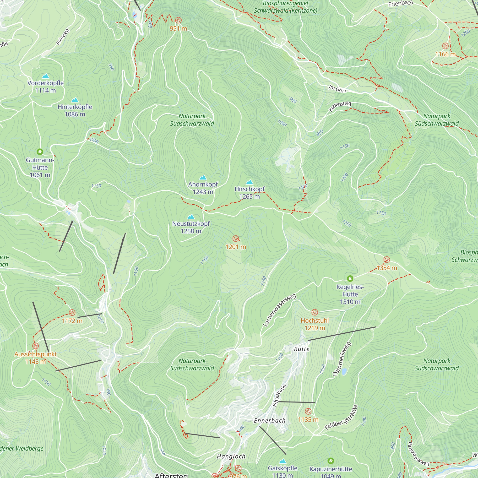 Schweinebühl-Hütte map