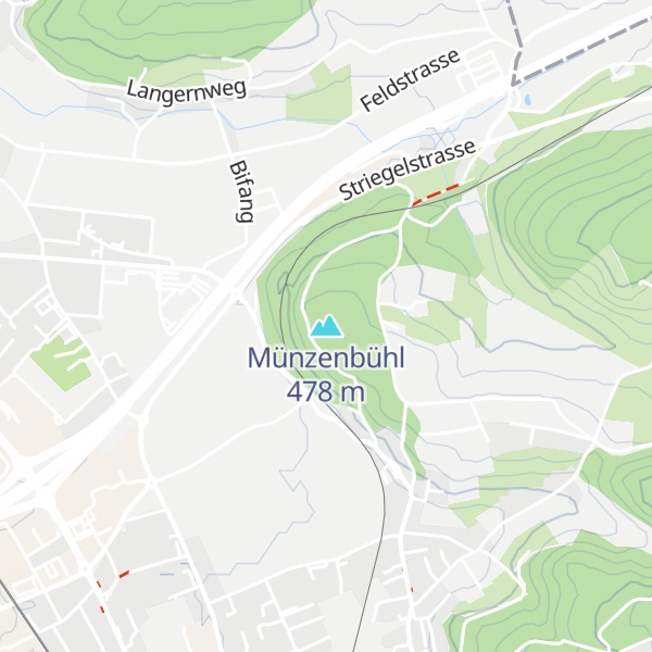 Map of Münzenbühl