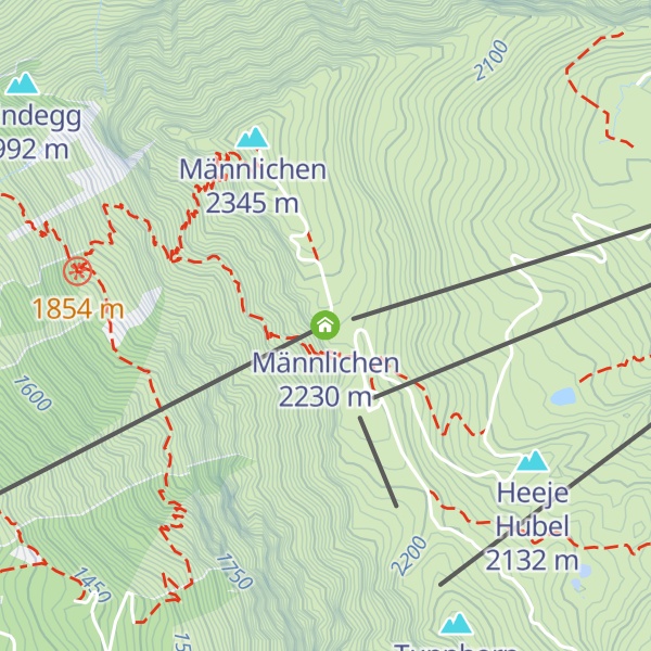 Map of Männlichen
