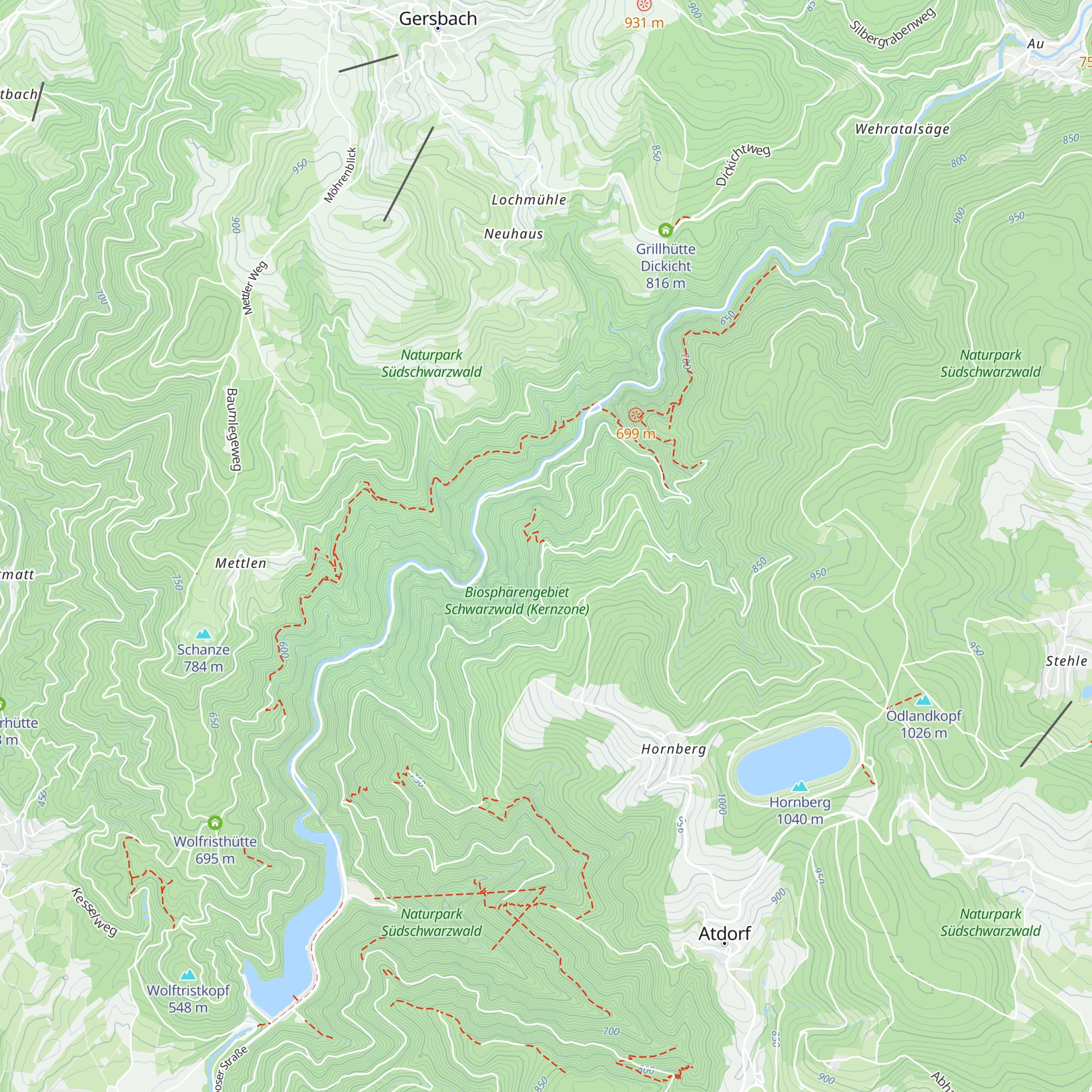 Ehwaldhütte map