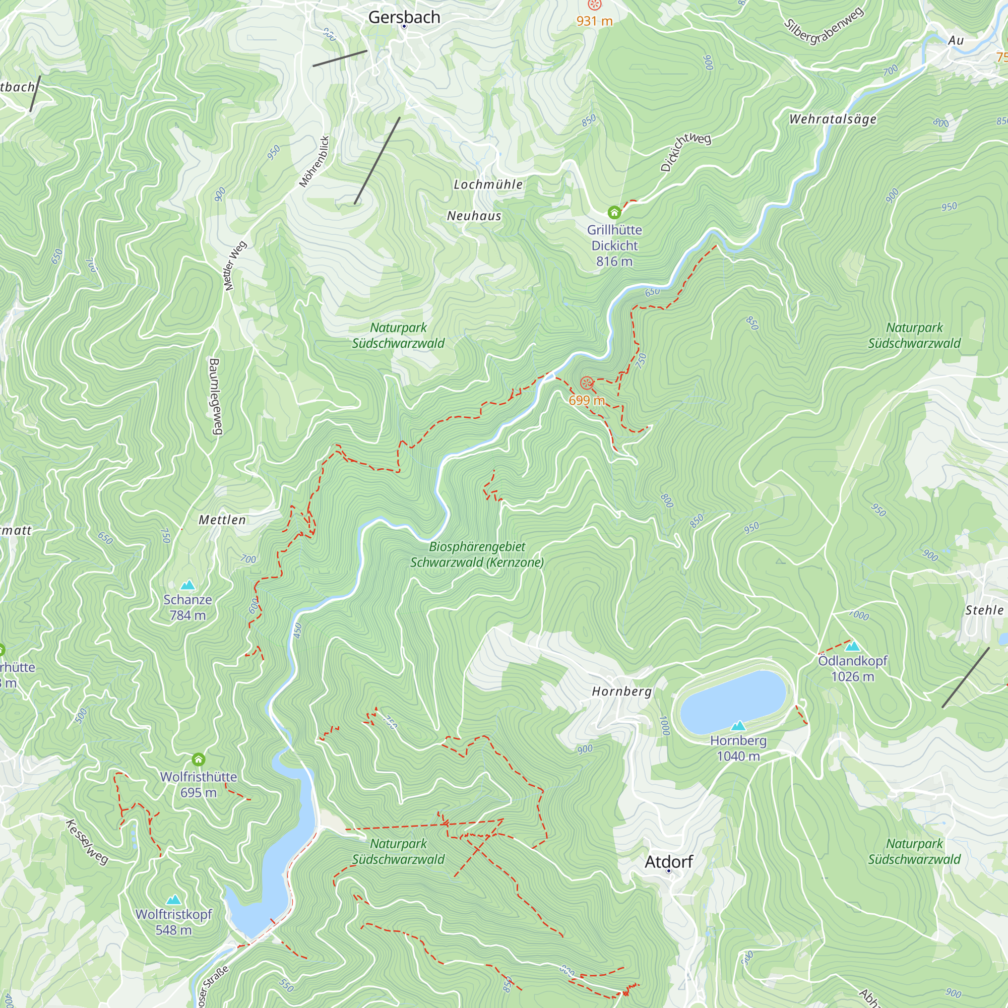 Ehwaldhütte map