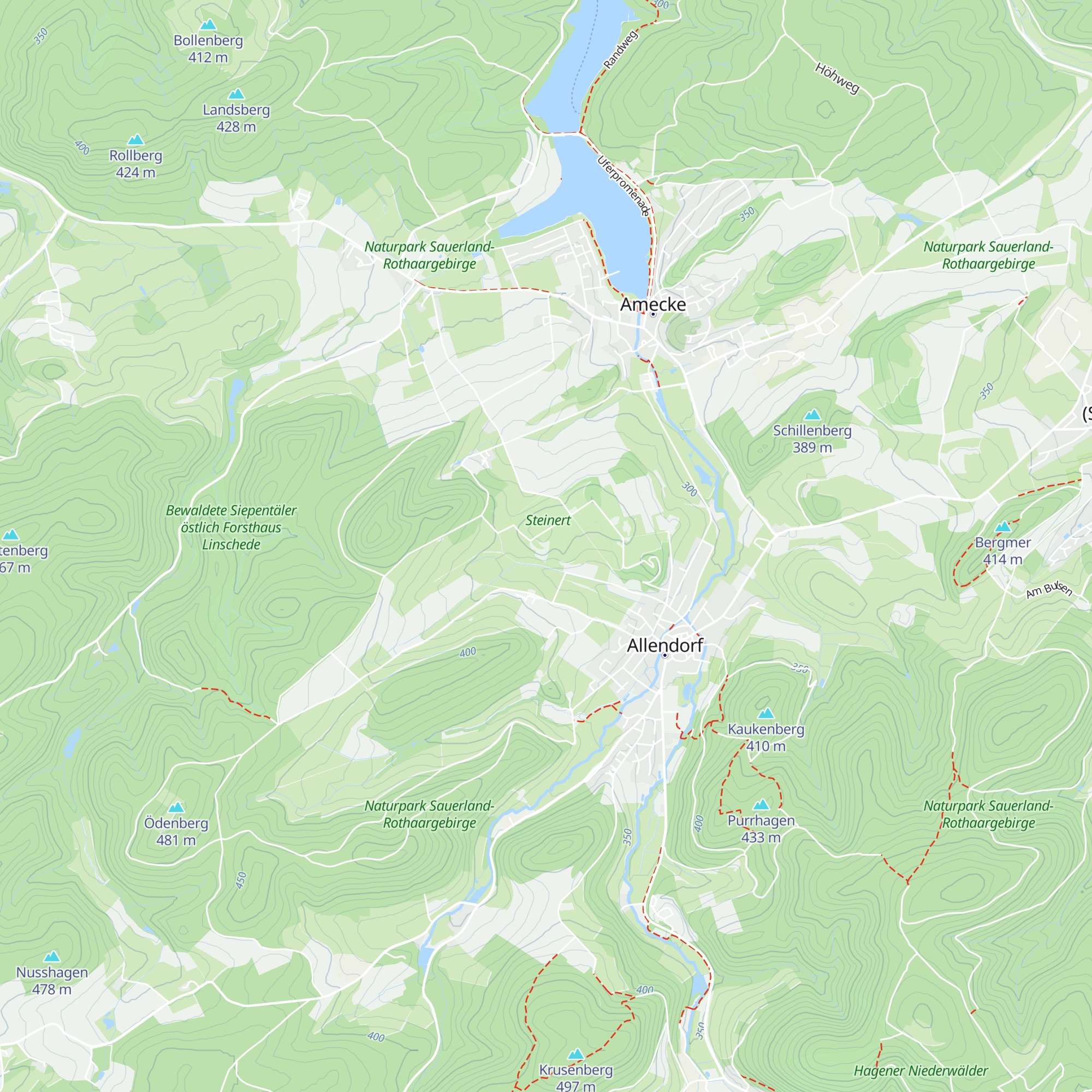 Bieberhütte map