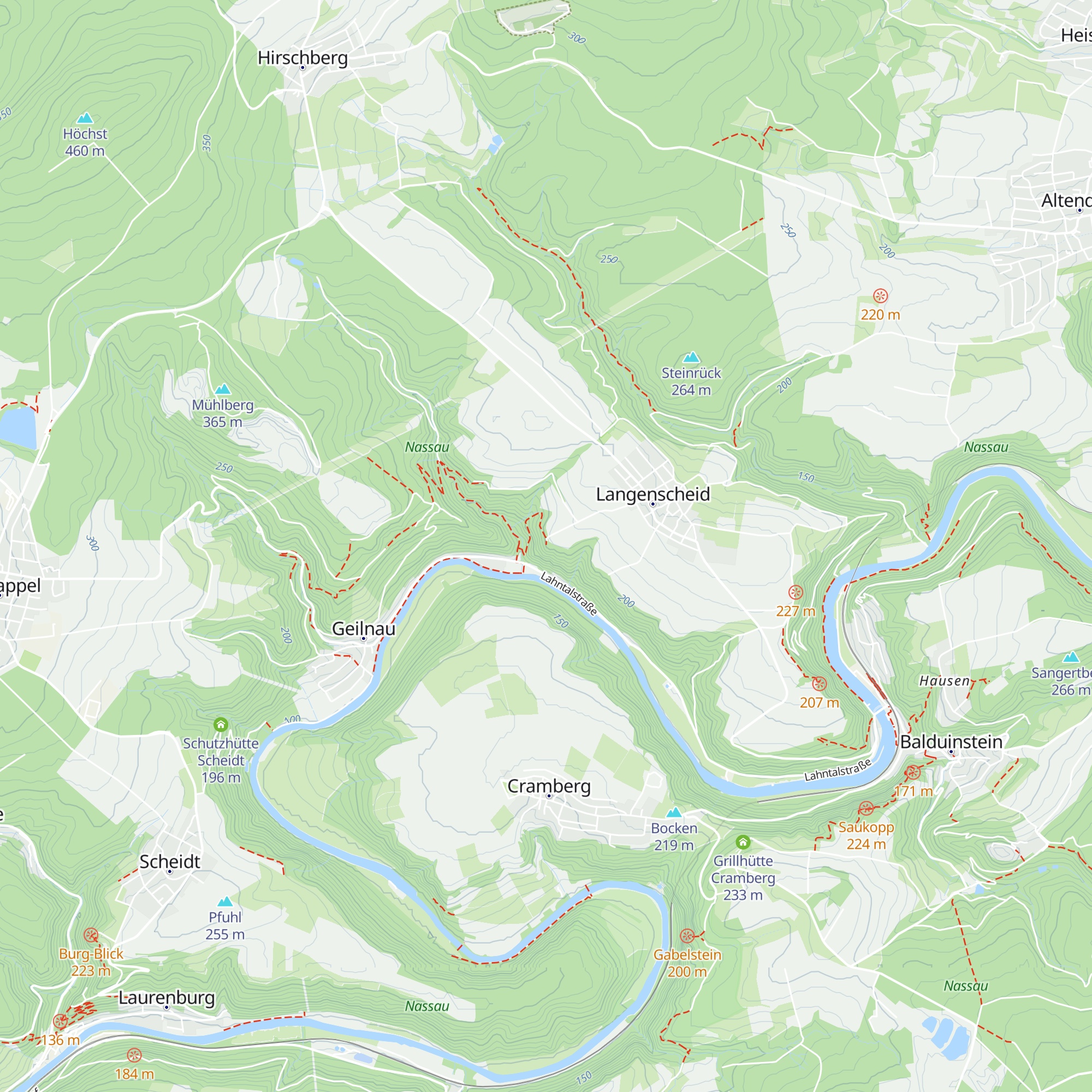 Pausenhütte map
