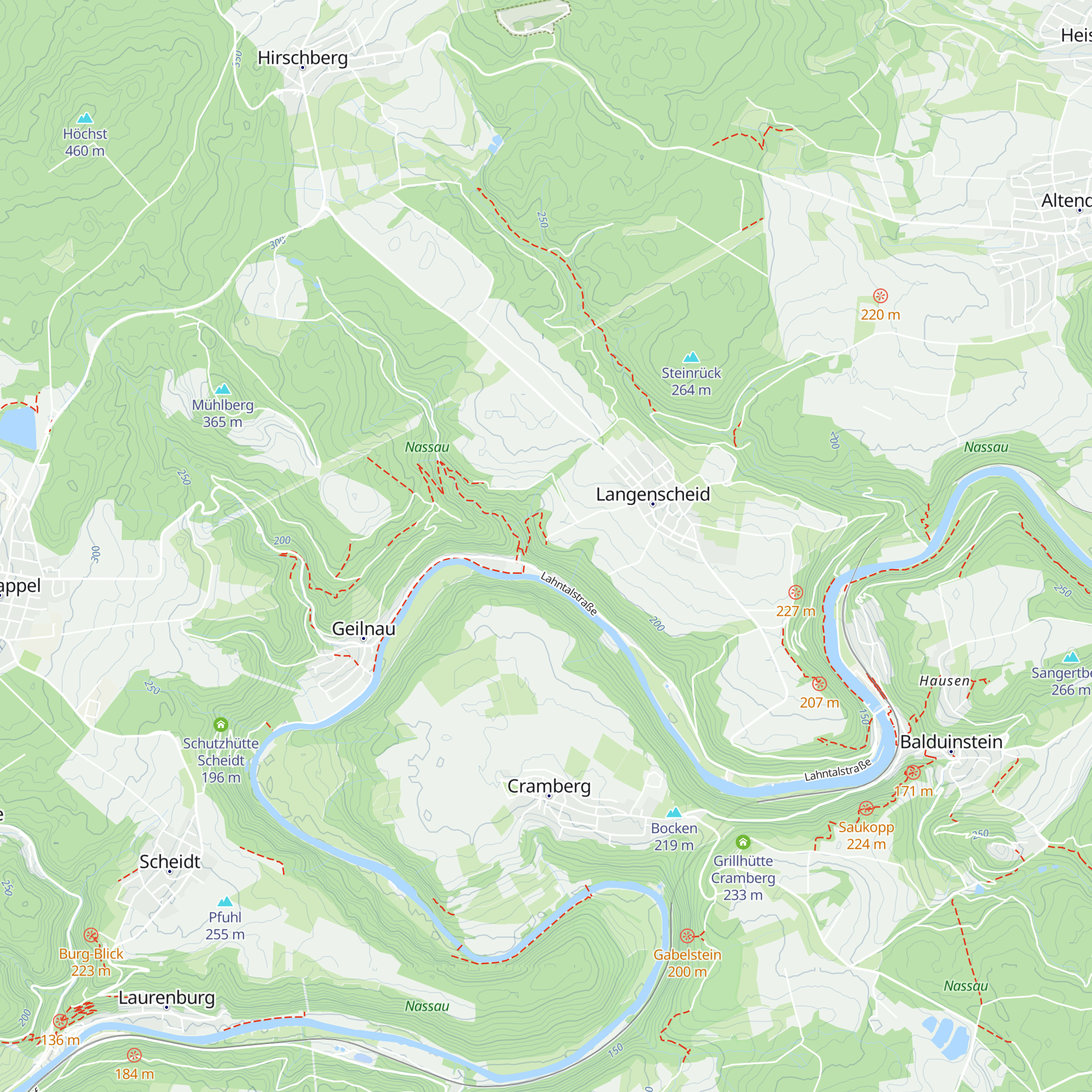 Pausenhütte map