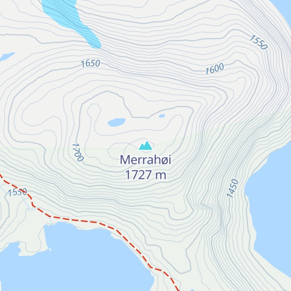 Map of Merrahøi