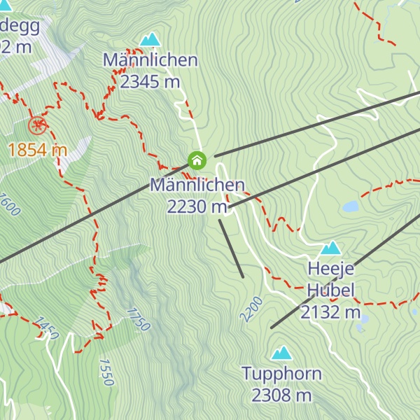 Map of Spycherbar Männlichen