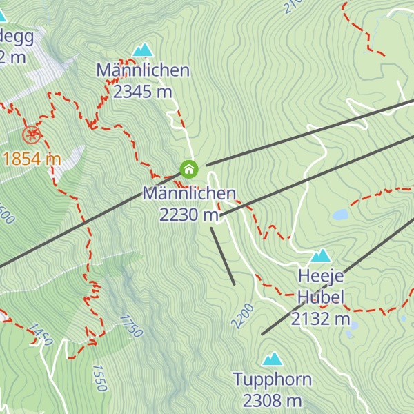 Map of Berghaus Männlichen