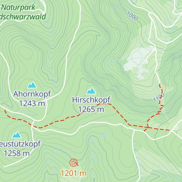 Map of Hirschkopf