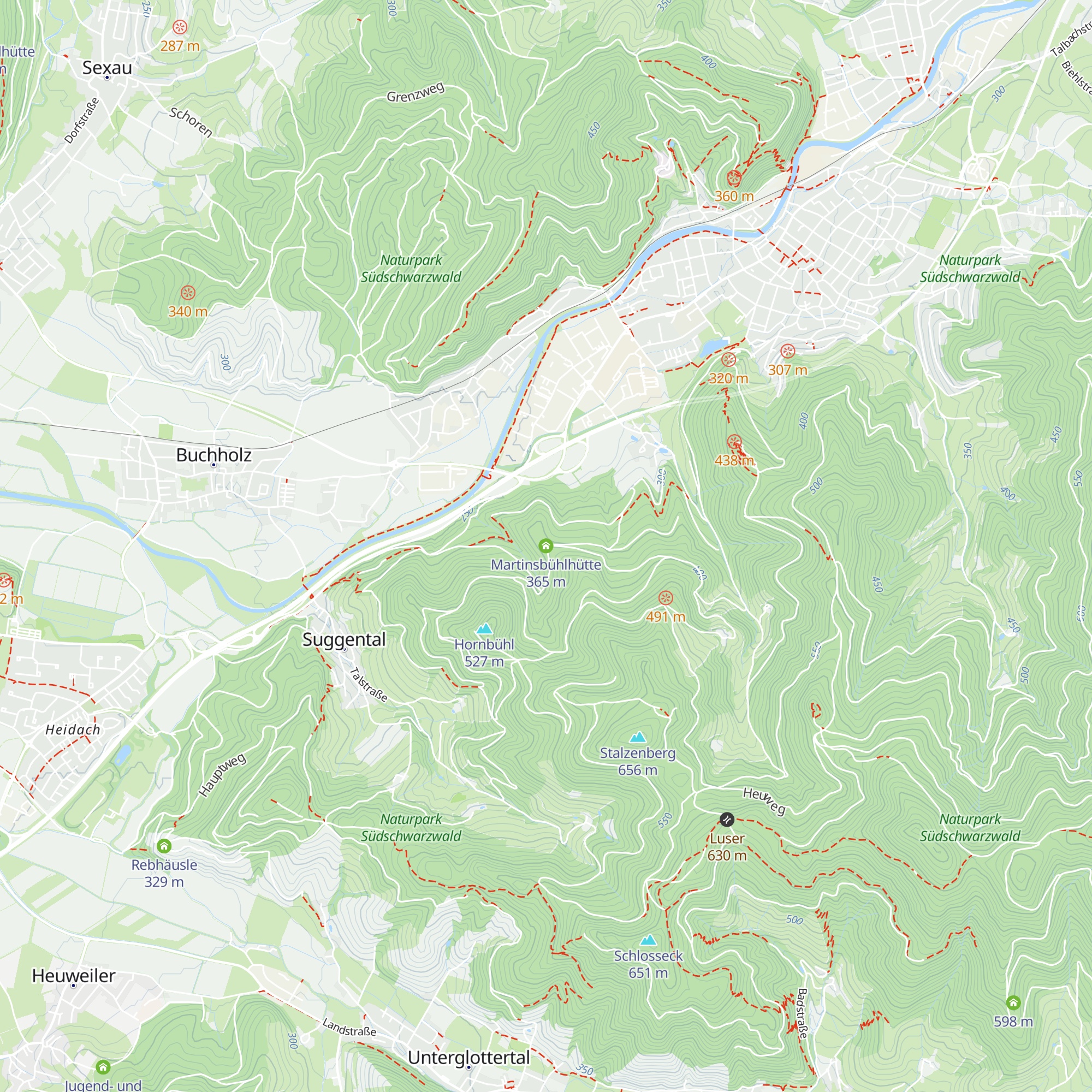 Martinsbühlhütte map
