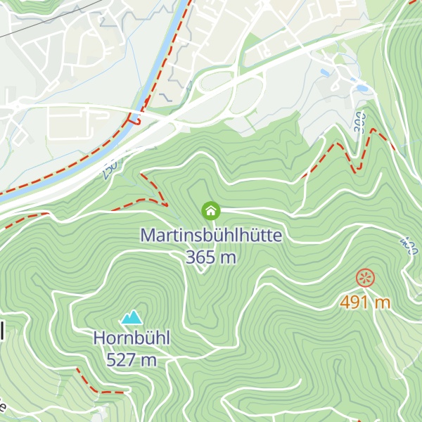 Map of Martinsbühlhütte