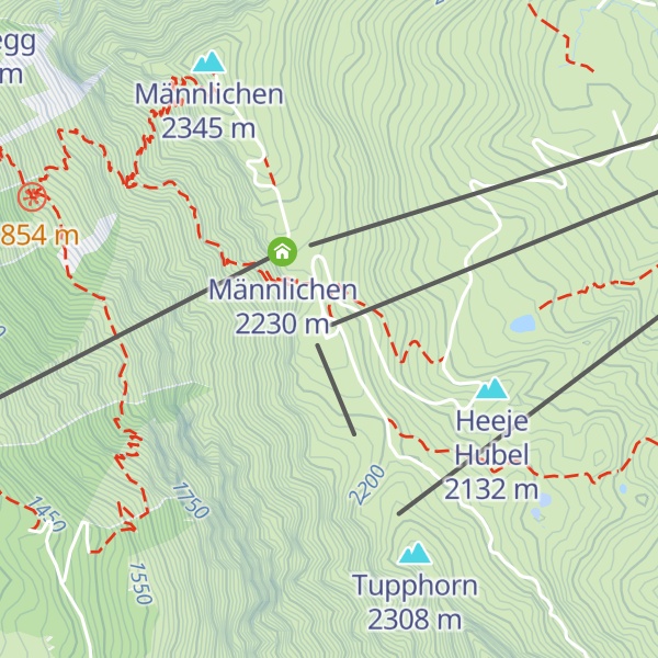 Map of Männlichen