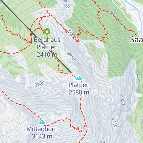 Map of Bergrestaurant Plattjen Terminus